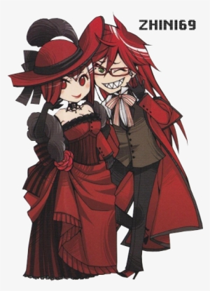 Render Madame Red And Grell By Zhini69-d5m6l48 - Black Butler Madam Red Chibi #3519366