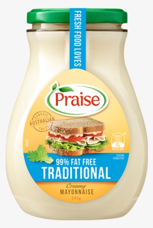 Praise Traditional Fat Free Mayonnaise 545g - Praise 99% Fat Free Mayonnaise 410g #3519487