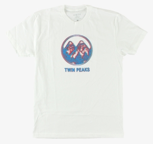 Hab/twin Peaks Offset Peaks Ss L-white - Tričko Habitat Offset Peaks Tee Pink Velikost: L #3519509