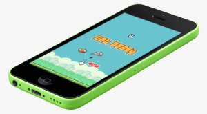 Flappy Bird Splash - Yellow Iphone Mockup #3520283
