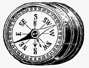 I Created This Clip Art Download From A Vintage Illustration - Compass Clip Art Vintage #3520427