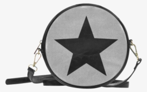 Grey Random Grain Motion Blur And A Black Star Vas2 - Miraculous Ladybug Marinette Purse #3520829