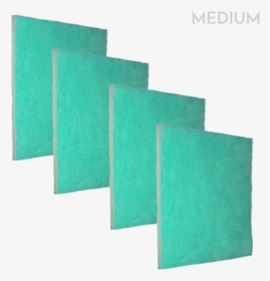 4 Pack Of Green Screen Air Filters Are Pre-cut To Size - Air Filter #3521989