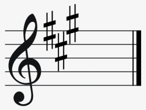 Key Signature Of E #3522497