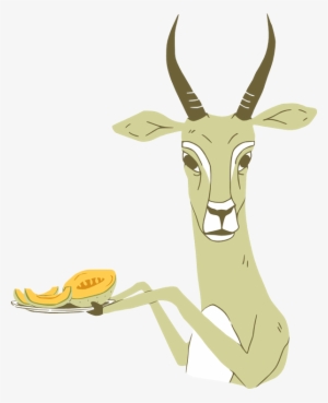 Picture Transparent Library 50s Clipart Impala - Cantaloupe Antelope #3522635