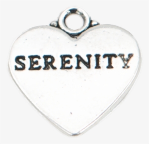 Silver "serenity" Charm - Locket #3522794