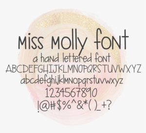 Miss Kate Miss Molly Font For Scrapbooking, Card Making, - Handwriting #3523390