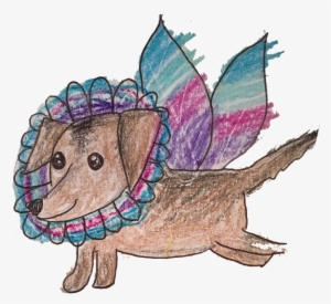 The Original Artwork For "molly The Fairy Dog" Done - Dog #3523570