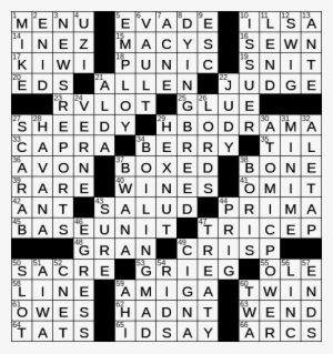 La Times Crossword Answers 16 Aug - Gawain 9 Crossword Puzzle Answers #3524269