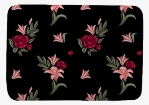 Lilies And Roses - Seamless New Floral Print #3525152