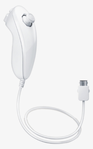 Nunchuk - White - Nintendo 2-button Nunchuk For Wii - White #3527181