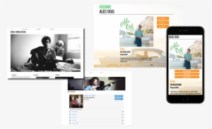 With This Theme It's Easy To Showcase Your New Release - Web Design Gallery Albums #3527264