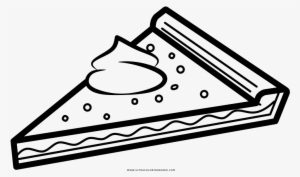 Pie Slice Coloring Page - Rebanada De Pastel Para Colorear #3528062