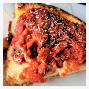 Chicago-style Deep Dish Slice - Chicago-style Pizza #3528085