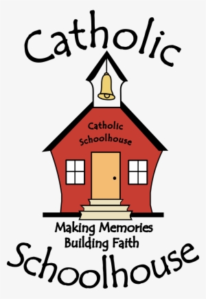 Cs Logo Black And Red - Catholic Schoolhouse #3528139