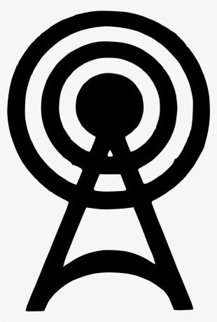 Radio Tower Clip Art Cell - Radio Tower Clipart #3528214