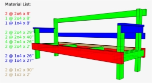 This Is A Very Simple Project, With Just A Few Angle - Bench #3528808