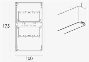 T Sus Is A Suspended Profile With Up And Downward Illumination - Diagram #3529655
