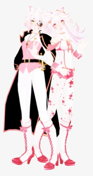 Mangle And Funtime Foxy - Mmd Funtime Foxy Dl #3530015