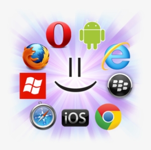 Various Browser Logos Circling Around The Sites For - Mozilla Firefox #3530305