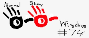 Wingding The Symbol Pokemon - Graphic Design #3532575