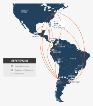 Cobertura Ifx Networks - Americas Continent Png #3533012