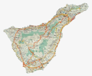 Isla De Tenerife Mapa Png #3533047