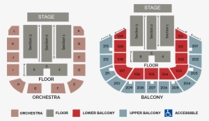 Seating Chart And Floor Layout Of Shreveport Municipal - Shreveport Municipal Auditorium Seating #3533169