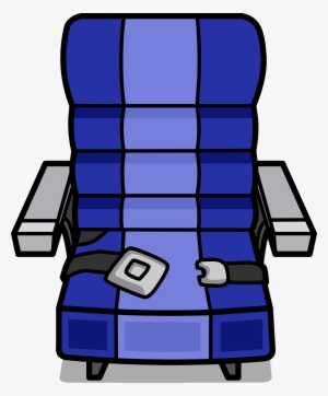 Cp Air Seat Sprite 004 - Airplane Seat Cartoon Png #3533451