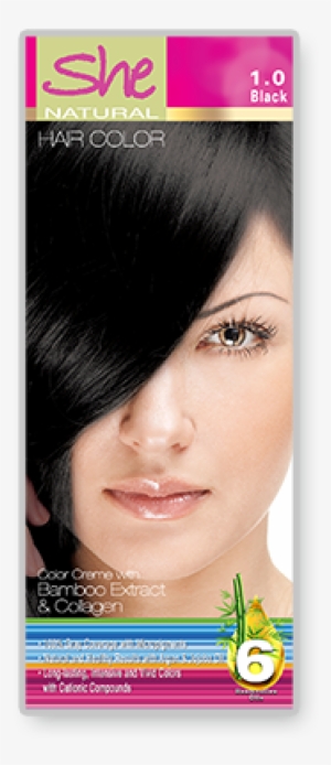 She Natural Hair Color Black - She #3533649