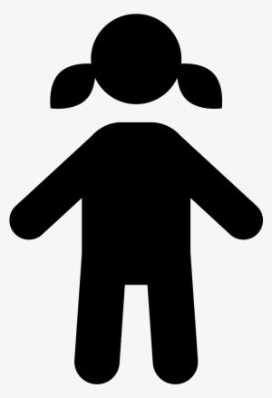 Little Girl Filled Icon - Free Icon Person Transparent #3535791