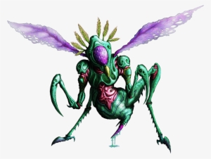 Metroid Database Bestiary Metroid Fusion Kihunter Png - Super Metroid Bosses #3537208