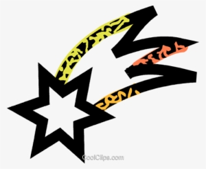 Shooting Star Royalty Free Vector Clip Art Illustration - Brilla Brilla Estrellita #3537364