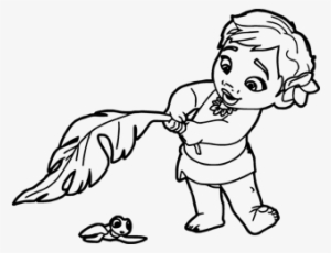 Cor Do Fundo - Moana Coloring Pages To Print #3537417