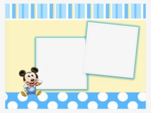 Download Marco Para Foto De Mickey Bebe Png Clipart - Disney Mickey ...