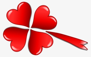 Trebol De 4 Hojas Rojo #3537509