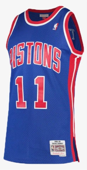 Detroit Pistons Isiah Thomas Blue Swingman Jersey - Camiseta Isiah Thomas #3537644