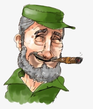 Free Fidel Castro Clip Art - Fidel Castro Political Cartoon #3537667