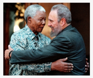 Nelson Mandela & Fidel Castro - Nelson Mandela And Fw De Klerk Negotiating #3537796