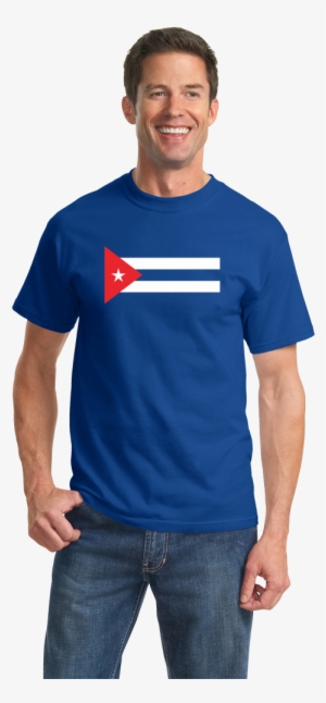 Standard Royal Cuban National Flag - Port And Company Essential Tee #3537985