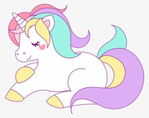 Unicornios Fofos Png - Cute Unicorn Clipart Png #3538569