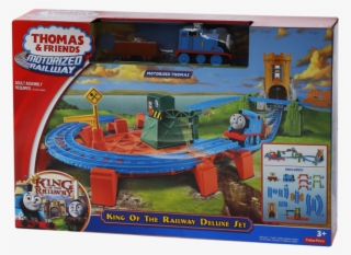 Thomas & Friends Motorized Railway Set - Thomas & Friends King Of The Railway Deluxe Set #3538803