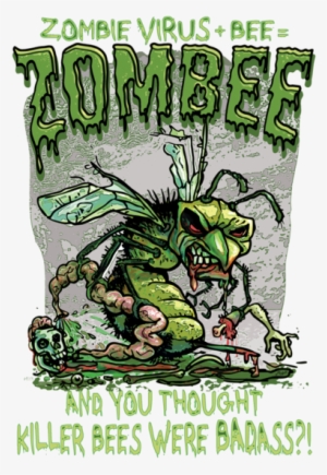 Zombie Virus Plus A Bee Equals Zombee - T-shirt #3540629