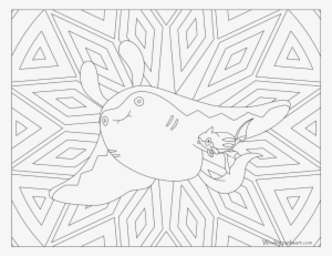 Adult Pokemon Coloring Page Mantine - Coloring Book #3540963