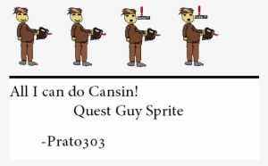 Quest Guy Sprite - Cartoon #3541023