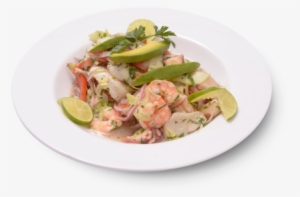 Frescas Legumbres Del Campo Mixteadas Con Mariscos - Ensalada De Camaron Png #3542348