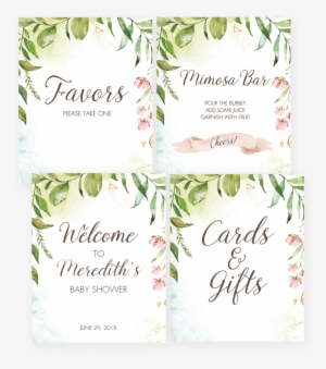 Garden Baby Shower Decorations Template By Littlesizzle - Garden Baby Shower Transparent #3542350