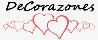 Logo Decorazones - Row Of Pink Hearts #3542509