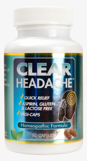 Clear Headache 60 Capsule Bottle - Clear Products Clear Headache - 60 Capsules #3542752