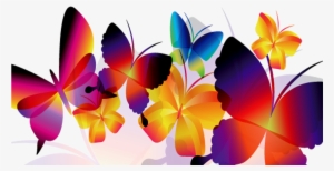 Borboletas Em Png Vetorizado - Mao Com Borboletas Png #3542798